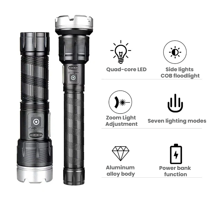 Senter LED berdaya tinggi, tel - Outdoor Camping And Fishing ulasan dan harga