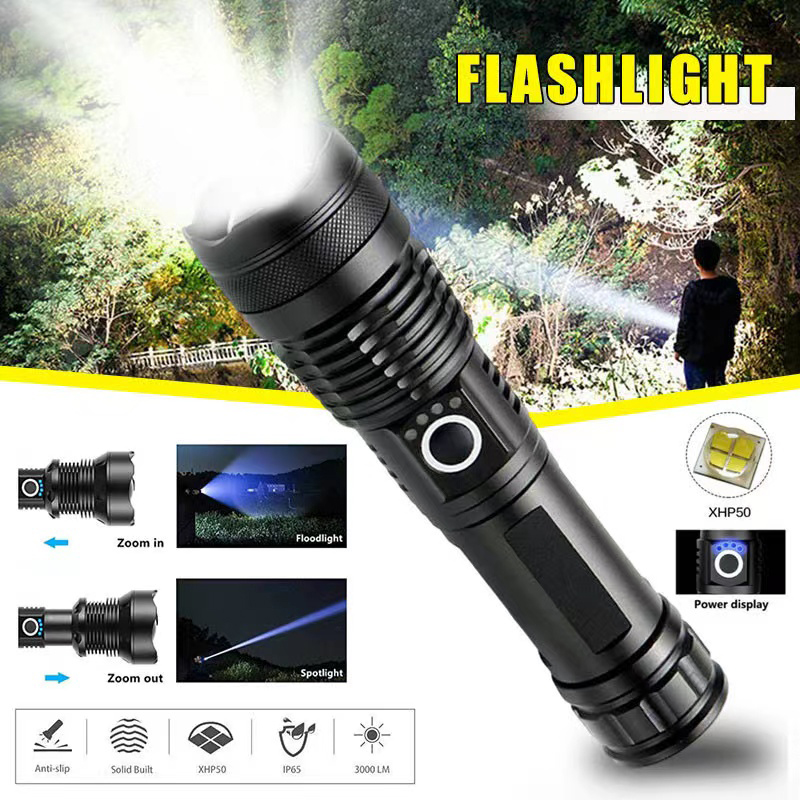 Senter Led XHP70 Daya Tinggi U - Outdoor Camping Adventure Lamp ulasan dan harga