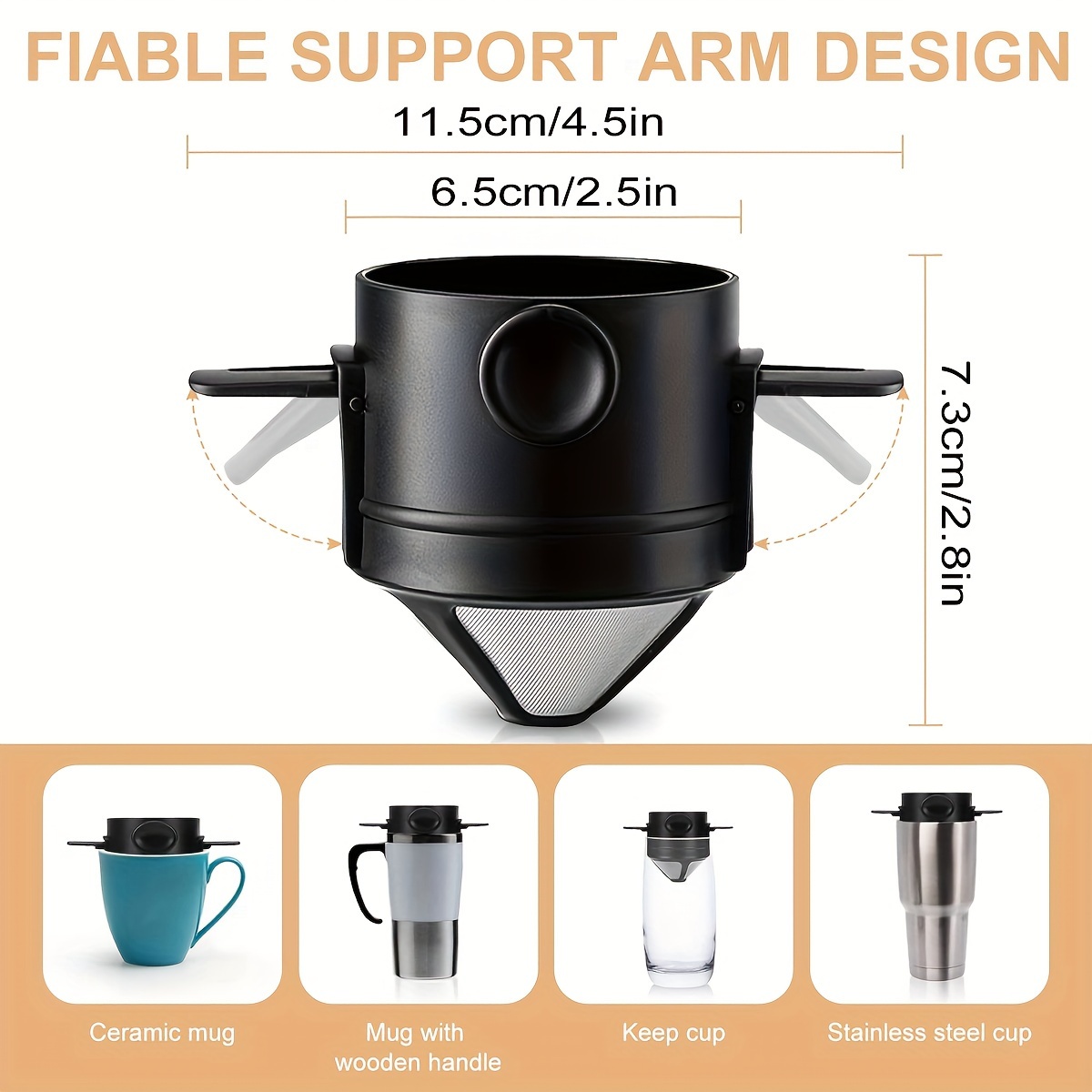 Cangkir Filter kopi portabel d - Collapsible Water Bottle ulasan dan harga