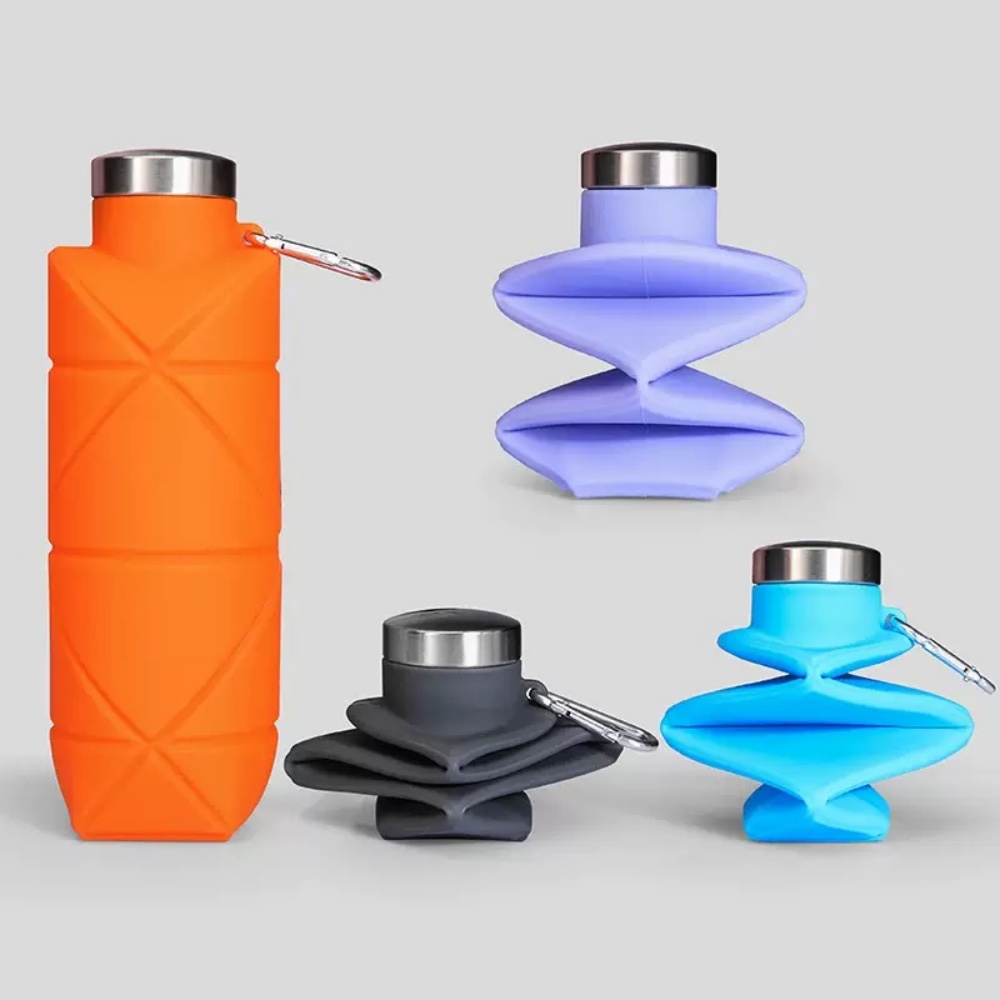 Botol Air Lipat 700ML dengan K - Collapsible Water Bottle ulasan dan harga